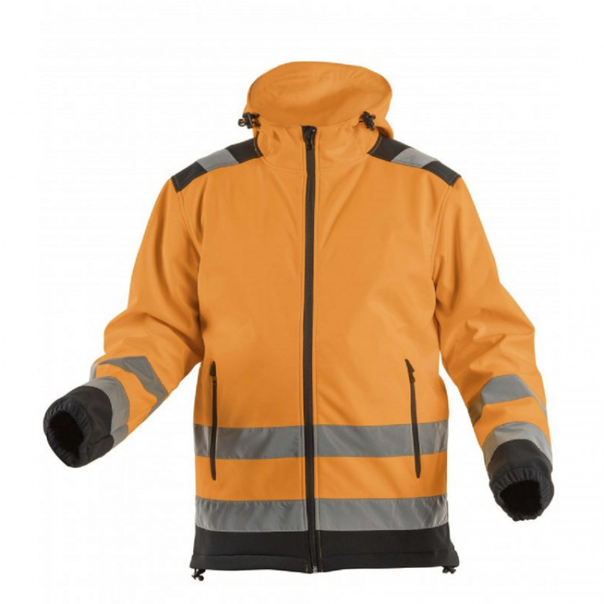 Куртка сигнальна Softshell ARGEN з капюшоном, помаранчева HOEGERT M HT5K259-M-HT5K259-M
