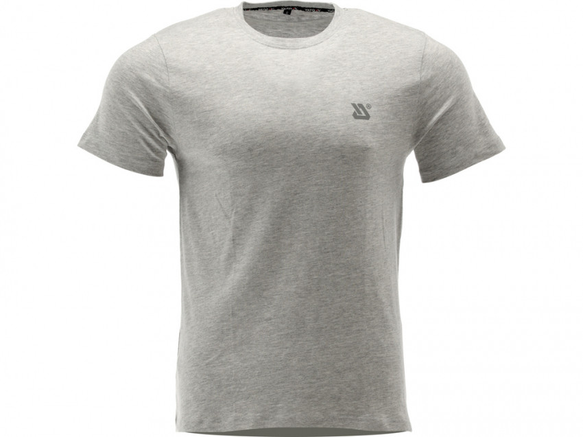 Футболка серії BASIC сіра YATO, розм. 2XL/ вис- 78 см х 61 см, 95%- бавовна, 5%- віскоза [40]-YT-78504