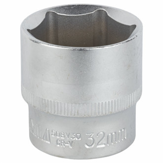 Насадка шестигранна коротка 1/2&quot; 32мм CrV mid Sigma (6071321)-[articul]