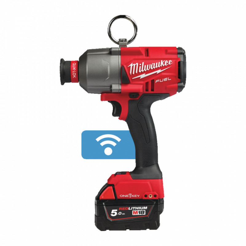 Гайковерт акумуляторний безщітковий 7/16'' Hex MILWAUKEE, M18 ONEFHIWH716-502X, 1017Нм (зарядний пристрій M12-18 FC, 2 акумулято-4933479406