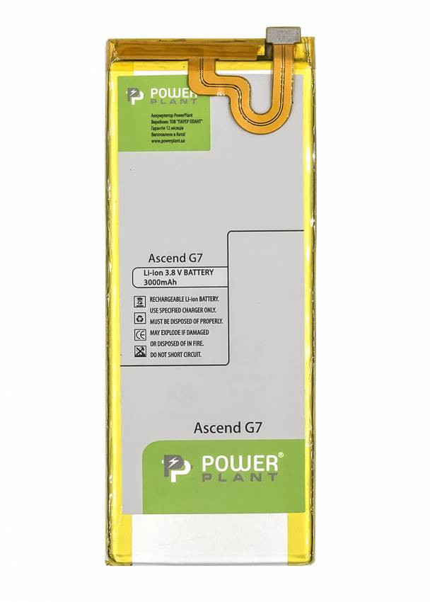 Акумулятор PowerPlant Huawei Ascend G7 (HB3748B8EBC) 3000 мАг-SM150120