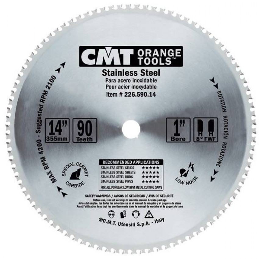 226.590.14M Пила HM D=355 F=30 Z=90 K=2,2/1,8 FWF-226.590.14M