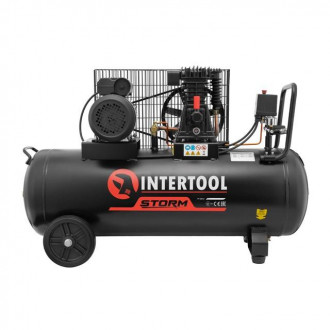 Компресор 100 л, 1.8 кВт, 220 В, 10 атм, 250 л/хв. INTERTOOL PT-0012-[articul]