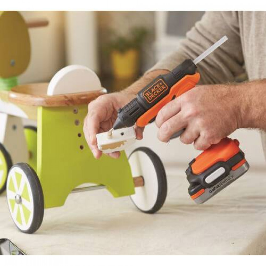 Пістолет клейовий акумуляторний BLACK DECKER BDCGG12N-BDCGG12N