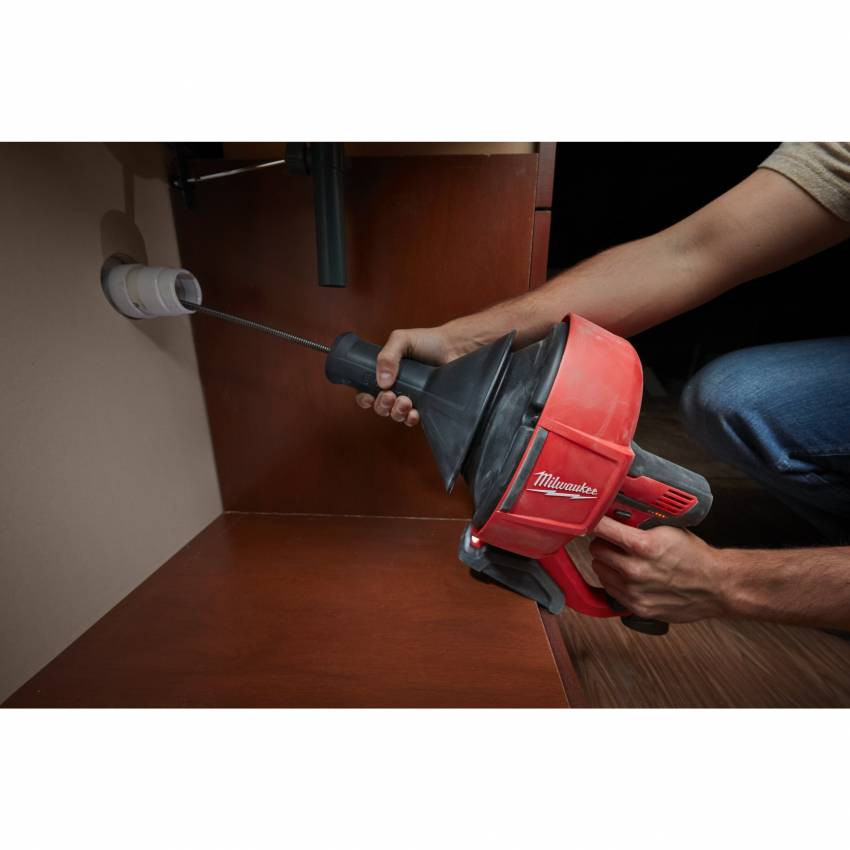 Машина прочисна акумуляторна MILWAUKEE, M12 BDC8-0C, трос 8м-4933451632