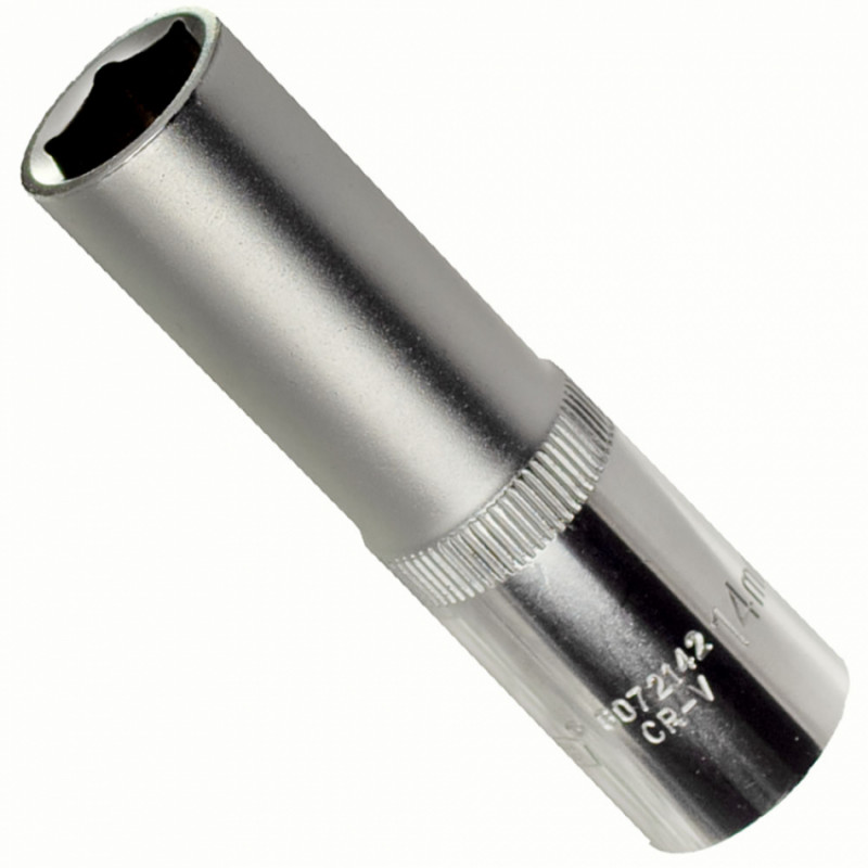 Насадка шестигранная длинная 1/2" 14мм CrV ULTRA (6072142)-6072142