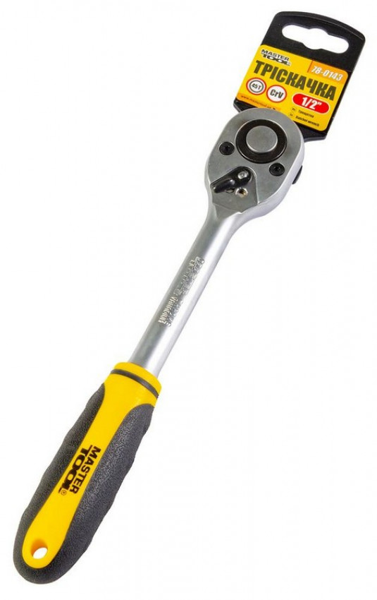 Тріскачка пряма MASTERTOOL 1/2" 45Т 78-0143-78-0143