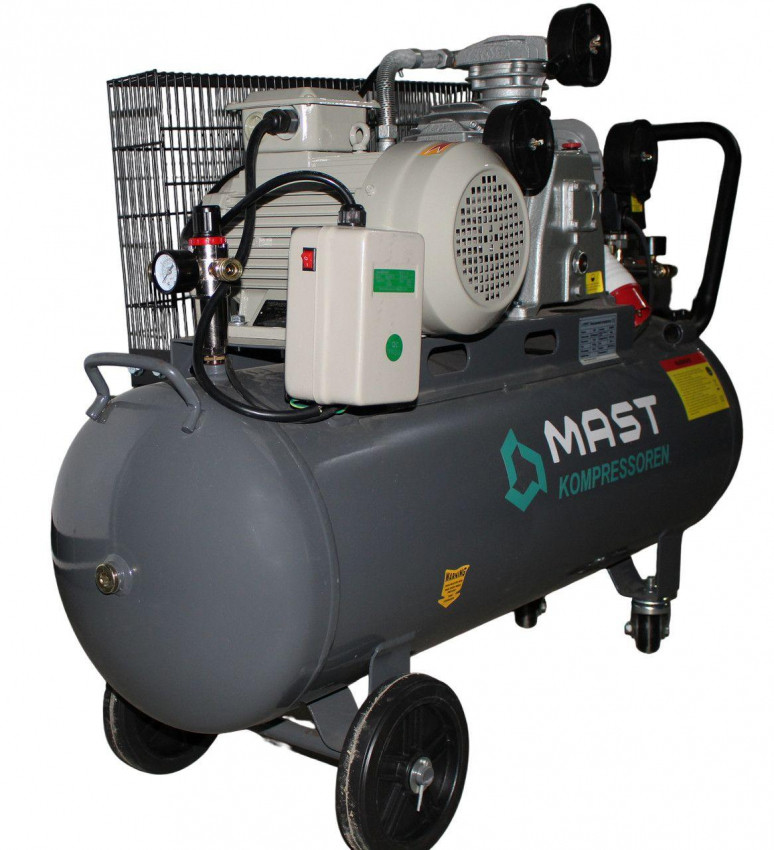Поршневий компресор MAST TA65/100L 400V 12.5BAR-TA65/100L 400V 12.5BAR