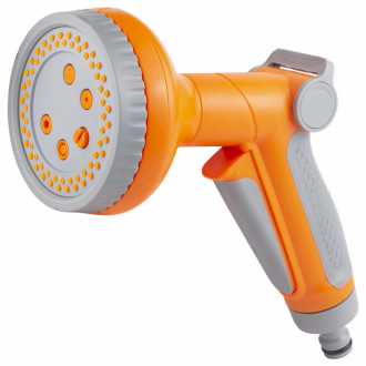 Пістолет-розпилювач 6 режимів (АВS+TPR) FLORA (5011814)-[articul]