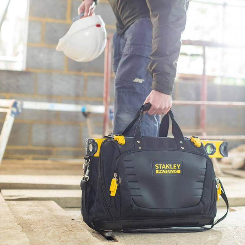 Сумка для інструментів FatMax Quick Access, робоча станція з чотирма відділеннями STANLEY FMST1-80147-FMST1-80147