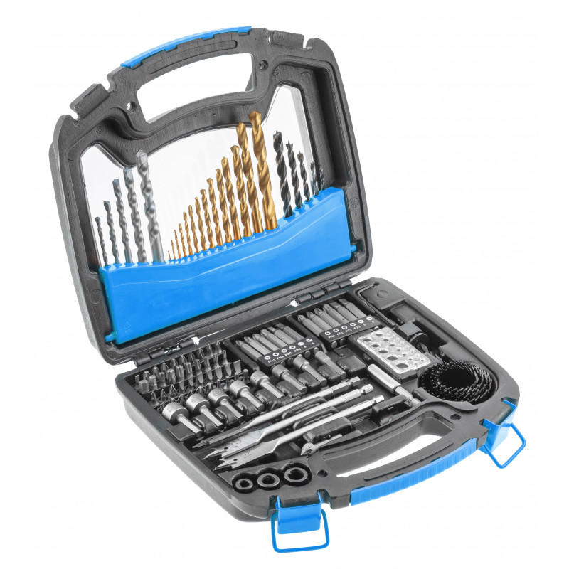 Набір аксесуарів для свердління і загвинчування 100 ел. HOEGERT 25 - 50 (HT6D198)-HT6D198