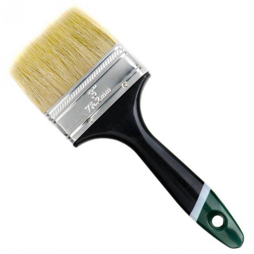 Пензель флейцева 76 * 13 * 44 мм, пластикова ручка INTERTOOL KT-1376-KT-1376
