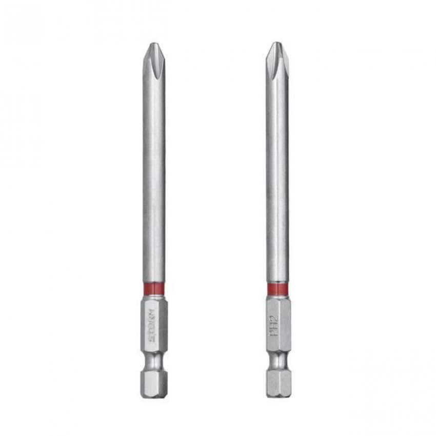 Комплект викруткових насадок PH2, S2, 2 од., STORM INTERTOOL VT-0224-VT-0224