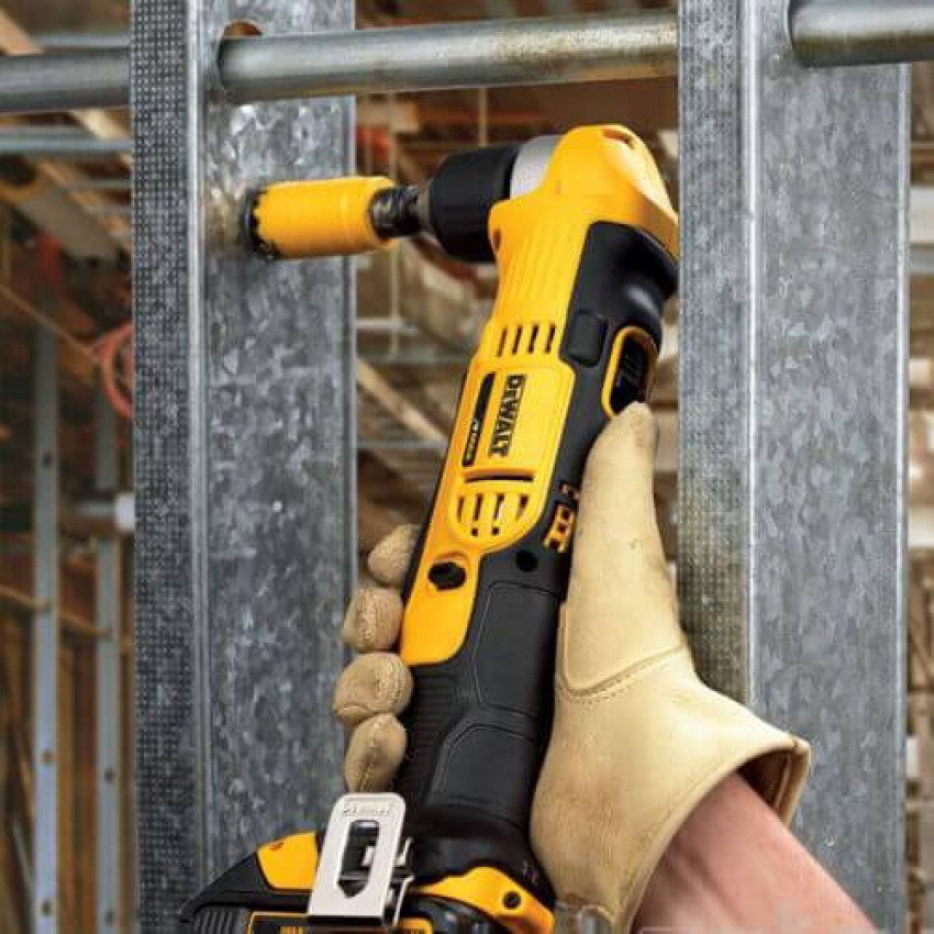 Дриль-шуруповерт кутовий акумуляторний DeWALT DCD740N-DCD740N