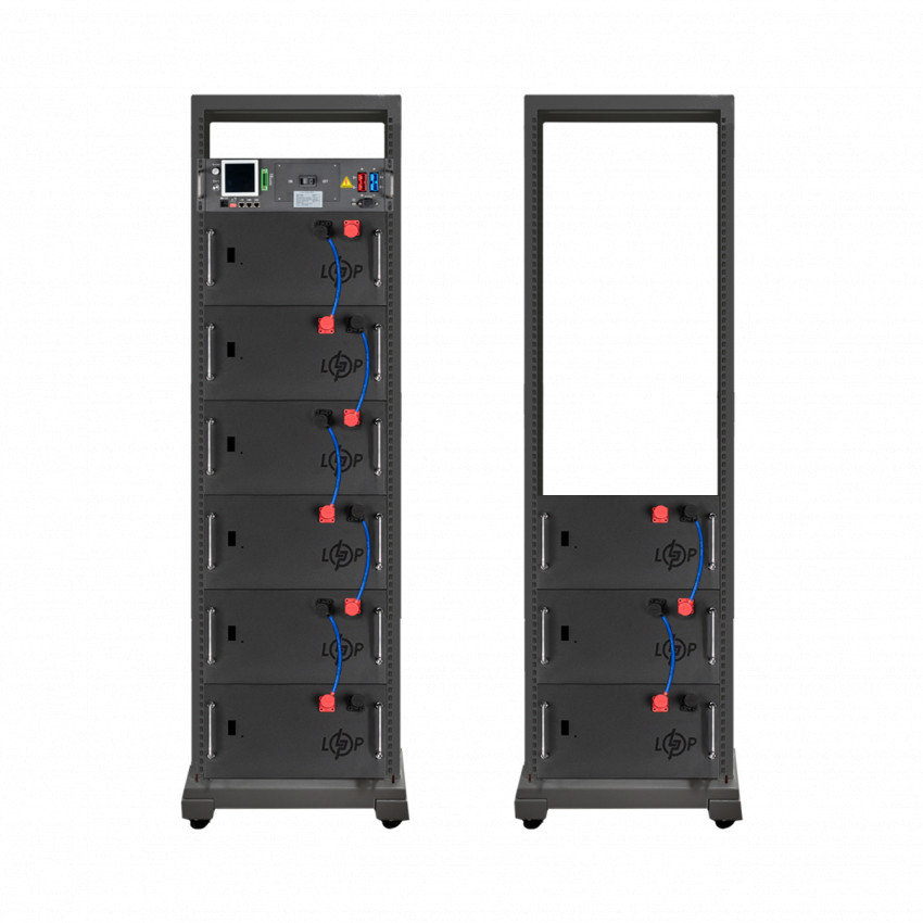 Акумулятор LP LiFePO4 Battery HVM 460,8V 280Ah (129024 Wh)BMS 125А AB Lrack black-