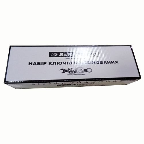 Набір ключів S&R Tempo 25 шт у тканинному чохлі-670091025
