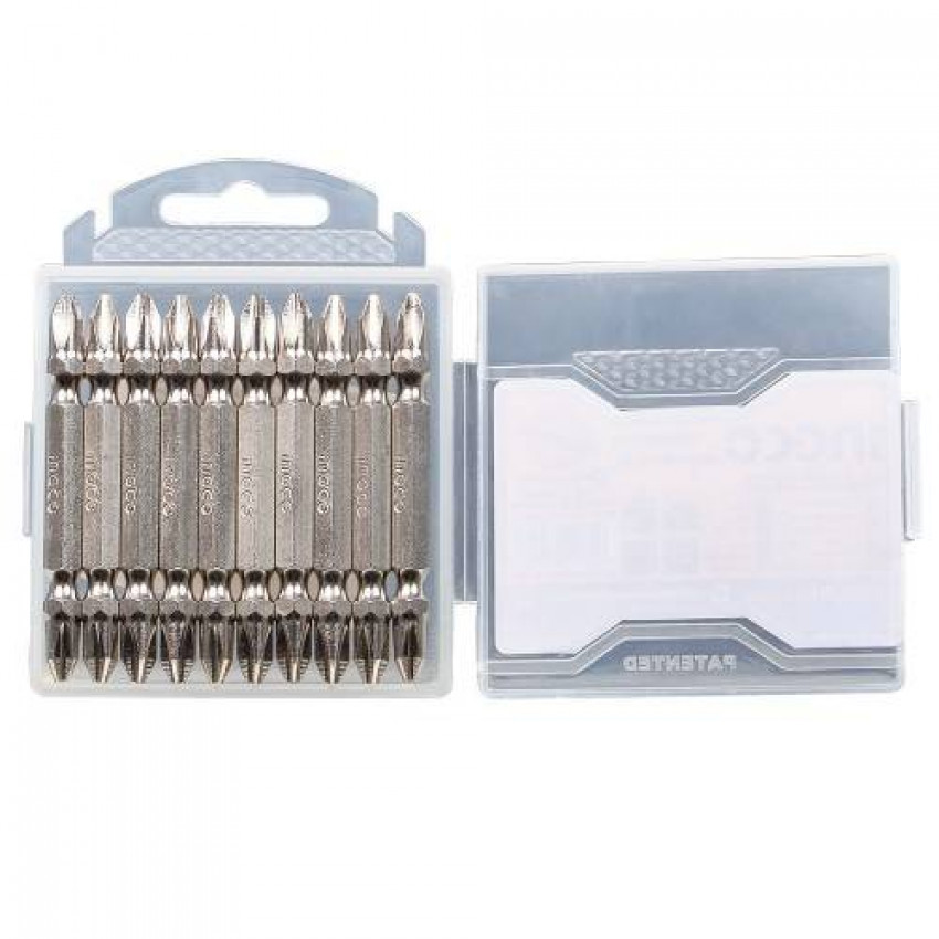 Біти S2 двосторонні PH2x65 мм, 10 шт. INGCO-SDB21PH233