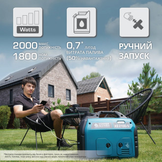 Інверторний генератор KS 2100i S-[articul]