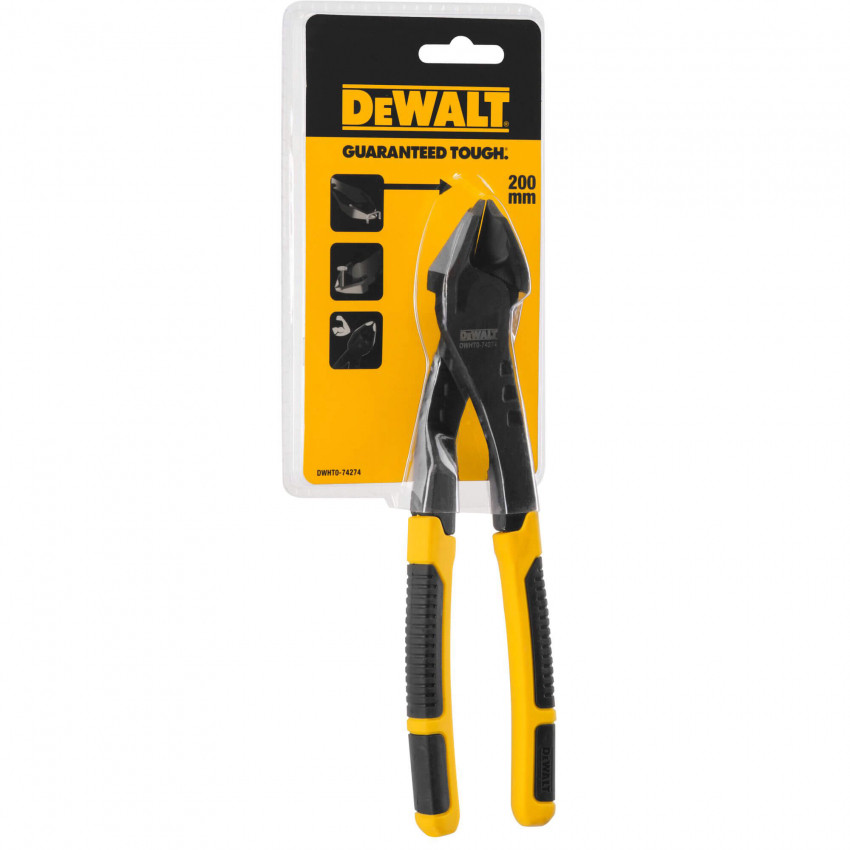 Кусачки діагональні DEMOLITION, довжина 210 мм DeWALT DWHT0-74274-DWHT0-74274