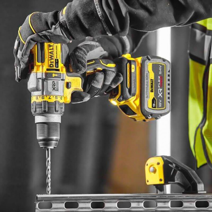 Дриль-шуруповерт акумуляторний безщітковий ударний DeWALT DCD999X1-DCD999X1