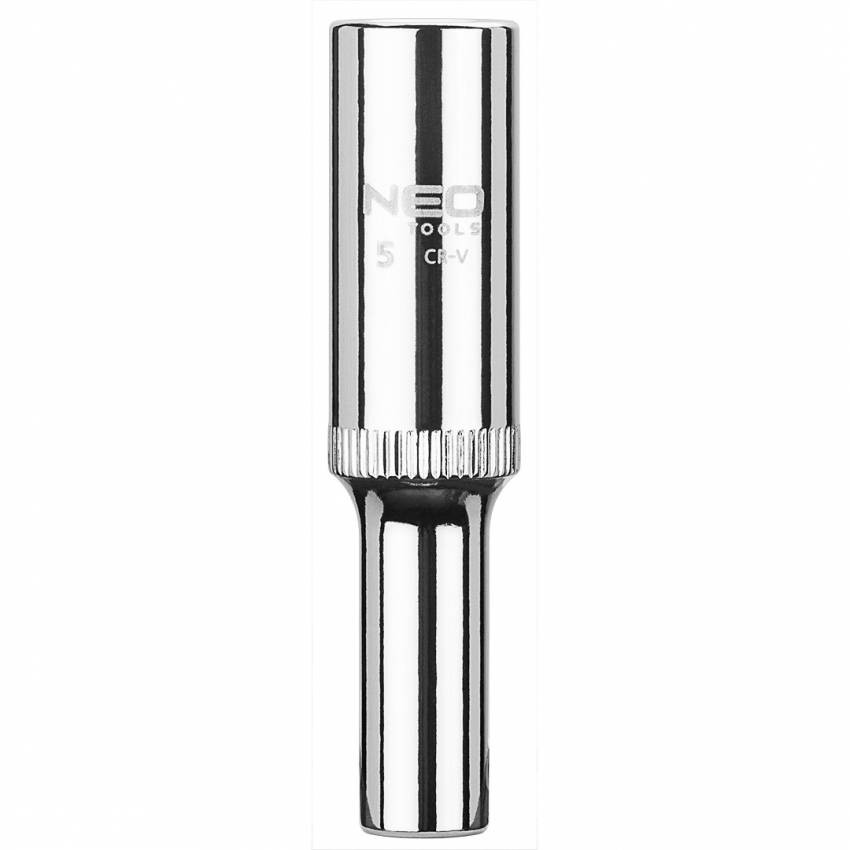 Насадка шестикутна довга 1/4", 5 мм-08-237