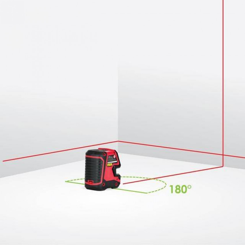 Рівень лазерний 180°, 2 лазерні головки INTERTOOL MT-3051-MT-3051