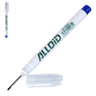 Alloid. Маркер будівельний з довгим носиком, синій-[articul]