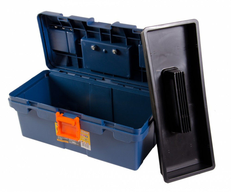 Скринька для інструменту MASTERTOOL 14" (345х170х150 мм) пластикові замки 79-2614-79-2614