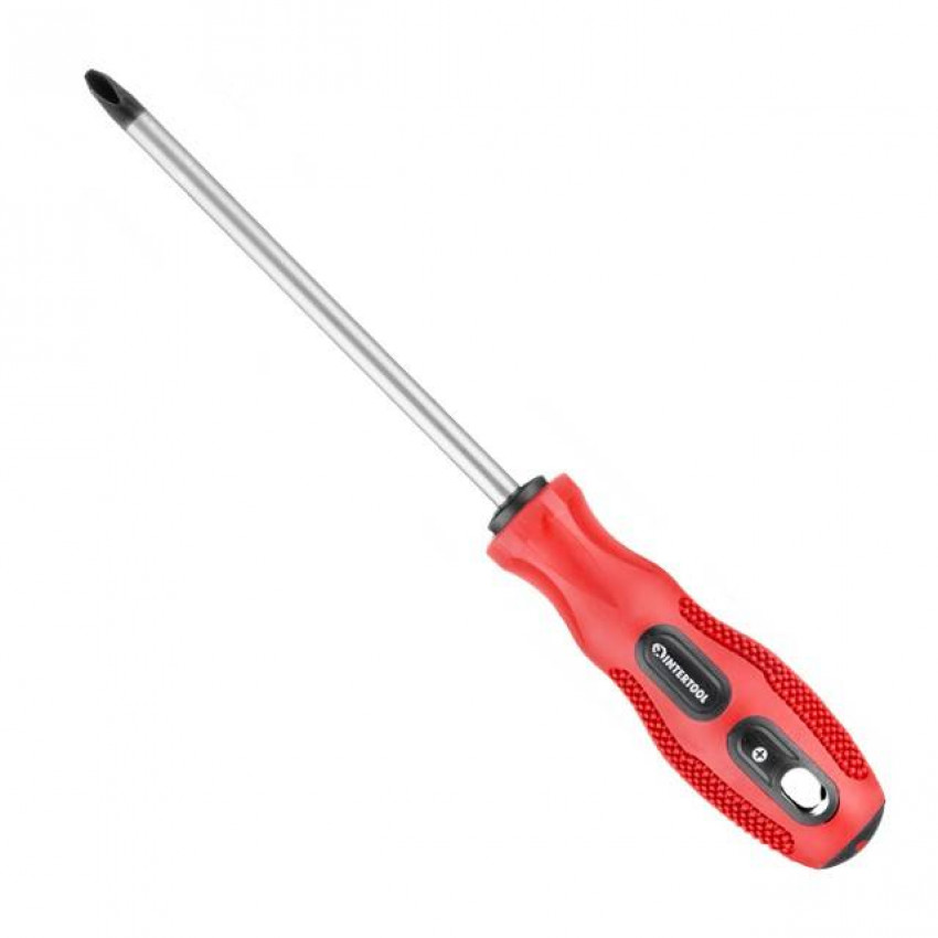 Викрутка хрестова PZ0*100 мм INTERTOOL VT-3154-VT-3154
