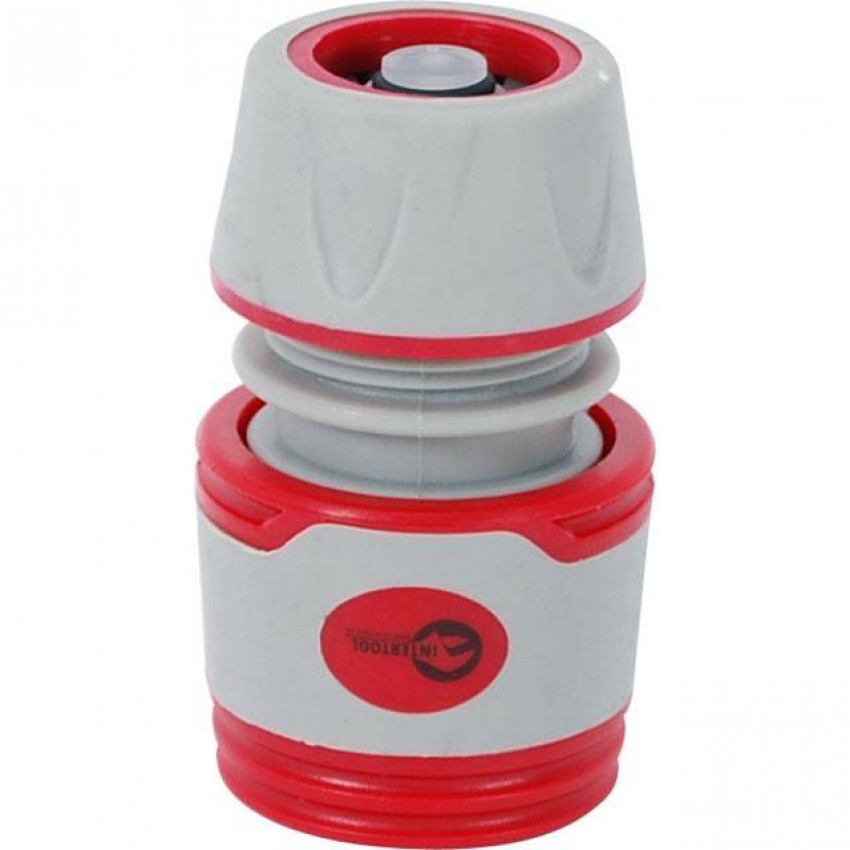 З'єднувач 1/2" з аквастопом для шланга 1/2" INTERTOOL GE-1119-GE-1119