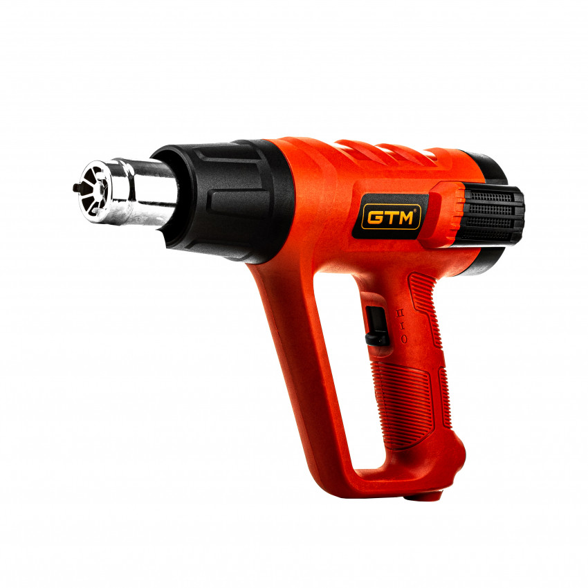 Термоповітродувка HG2000EM, 2000Вт, 80-600С, 300/500л/хв, LCD-дисплей-HG2000EM