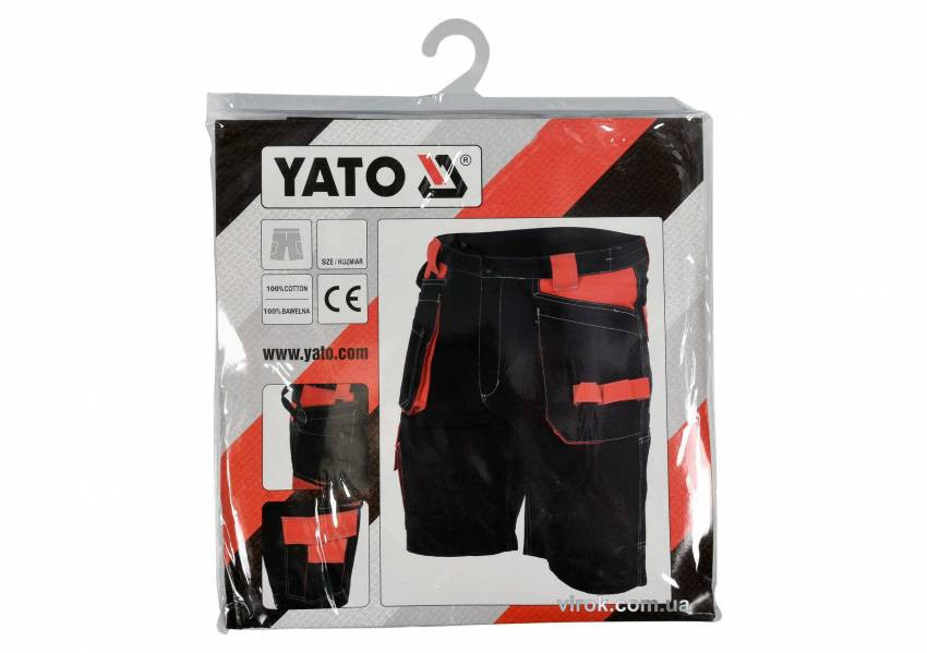 Шорти робочі YATO розмір S 100%- бавовна-YT-80930