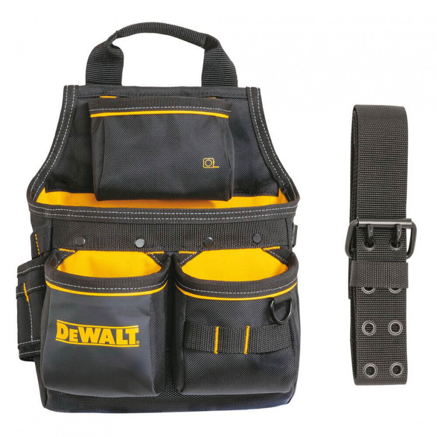 Професійна сумка для інструментів з ременем та скобою для молотка DeWALT DWST40201-1-DWST40201-1