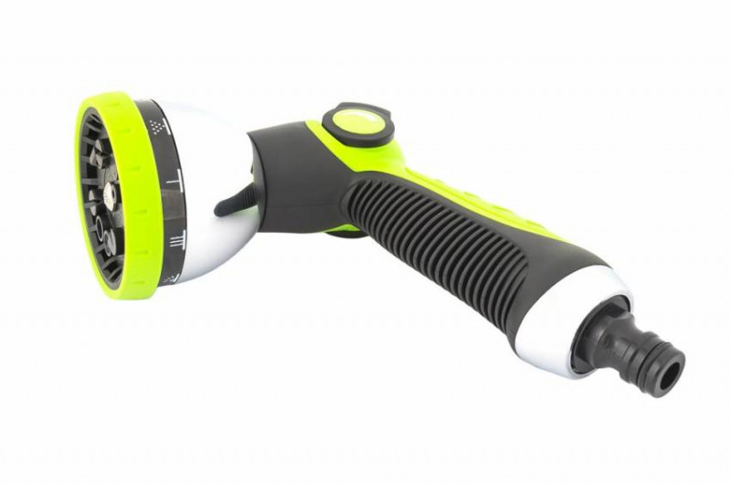 Пістолет для поливу MASTERTOOL 1/2" корпус ABS+метал TPR покриття 10 режимів плавне регулювання потоку 92-9344-92-9344