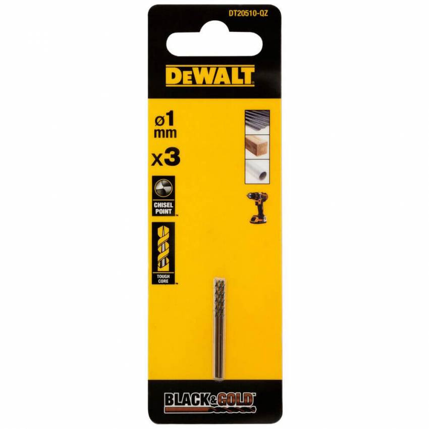 Свердло по металу EXTREME Black & Gold DeWALT DT20510-DT20510