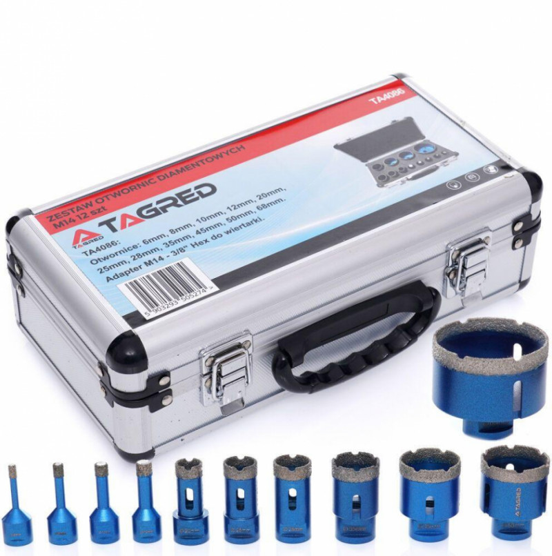 Кільцеві алмазні коронки TAGRED TA4086-TA4086