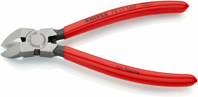 Кусачки бокові для пластмаси KNIPEX 72 11 160 SB