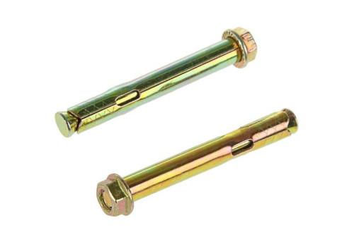 Анкер з кожухом і гайкою М10/12*150 цинк жовтий (ящ. 160 шт.) APRO-SRTR1012150-C