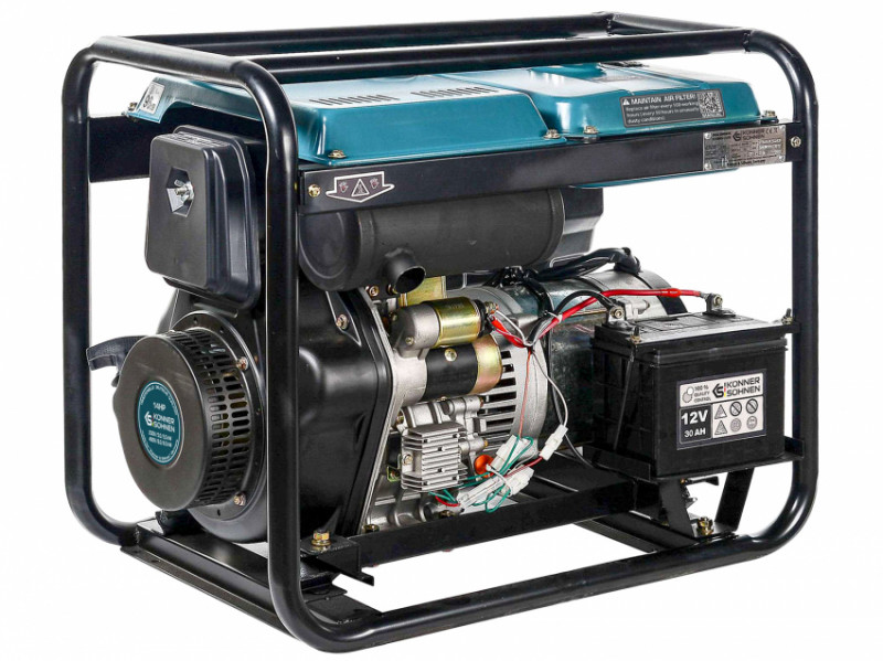Дизельний генератор «Könner & Söhnen» KS 8100HDE-1/3 ATSR (EURO V)-KS 8100HDE-1/3 ATSR