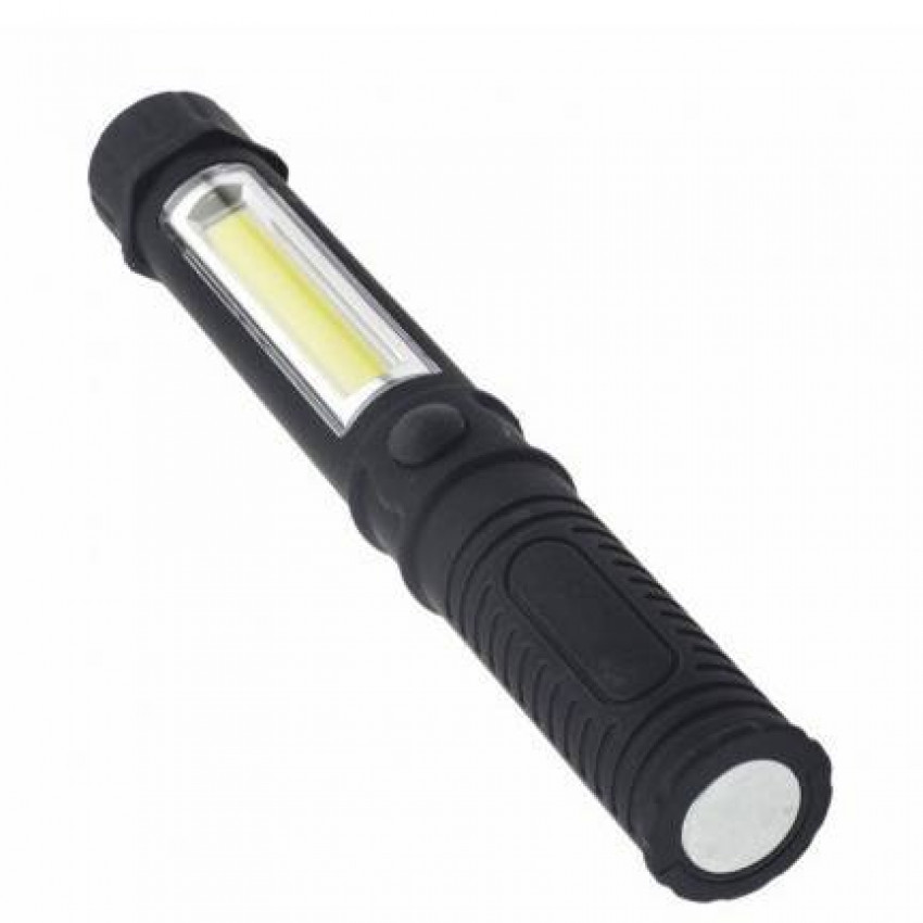 Ліхтарик RIGHT HAUSEN MAGNET 1W 1W COB LED 3*AAA чорний (HN-041270) (300 ящ)-HN-312052