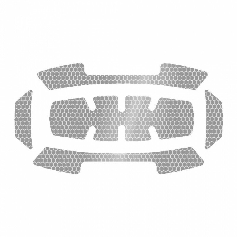 Наліпки світловідбивні MILWAUKEE BOLT, срібні, (5шт)-4932499121