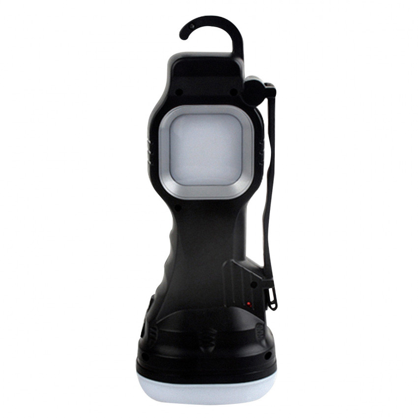Ліхтар Quantum кемпінговий перезарядний Stalker 3W LED+COB solar з USB-QM-FL3020