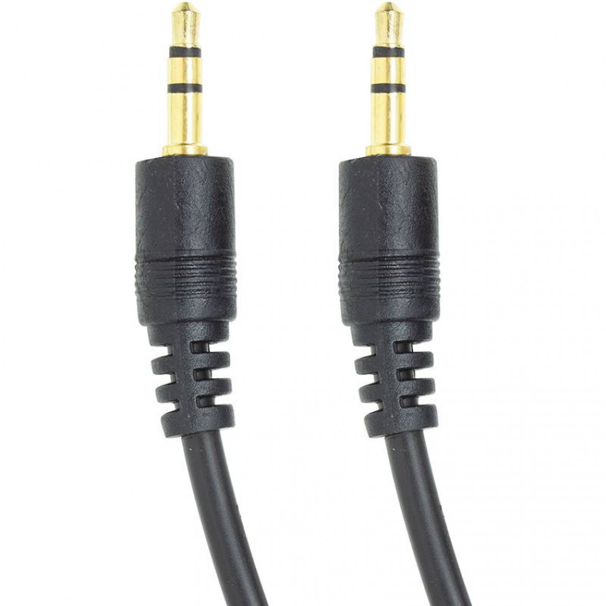 Аудіо кабель PowerPlant 3.5mm MM 1м-KD00AS1262