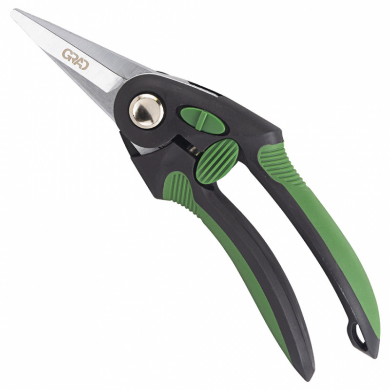 Секатор для квітів 225 мм регулятор розкриття GRAD (5021635)-5021635