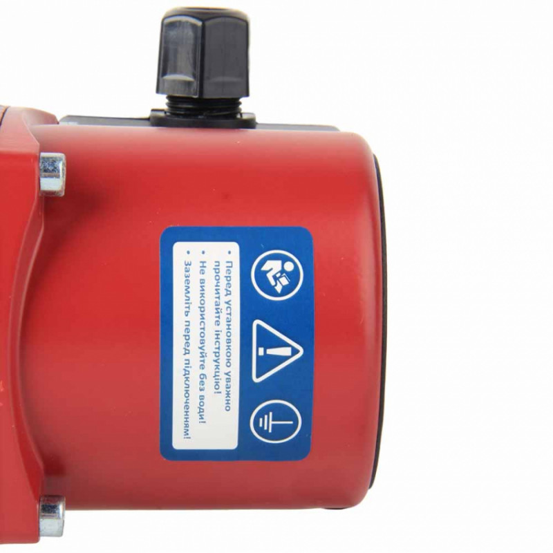 Насос циркуляційний Hmax 6м Ø1½ 180мм (сірий) гайка Ø1 Katran (774233)-774233