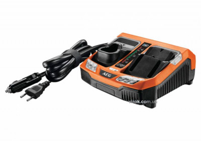 Пристрій зарядний BLK1218 AEG,турбо,2 гнізда,12-18Вслайд.типу 12серіїCompact;220В/12В, 1,92кг-[articul]