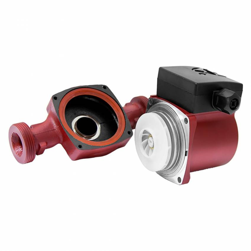 Насос циркуляційний 75W Hmax 4m Qmax 40l / min Ø1½ 180mm Бордоський горіх Ø1 WETRON (774212)-774212
