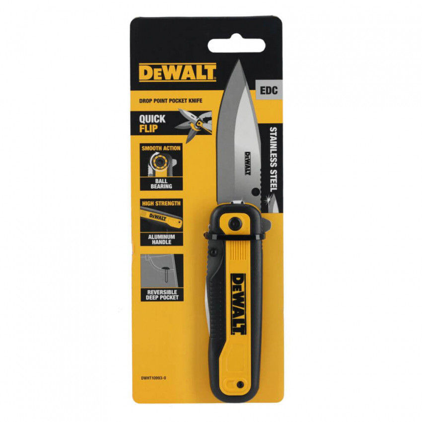 Ніж складаний з довжиною леза 84 мм DeWALT DWHT10993-0-DWHT10993-0