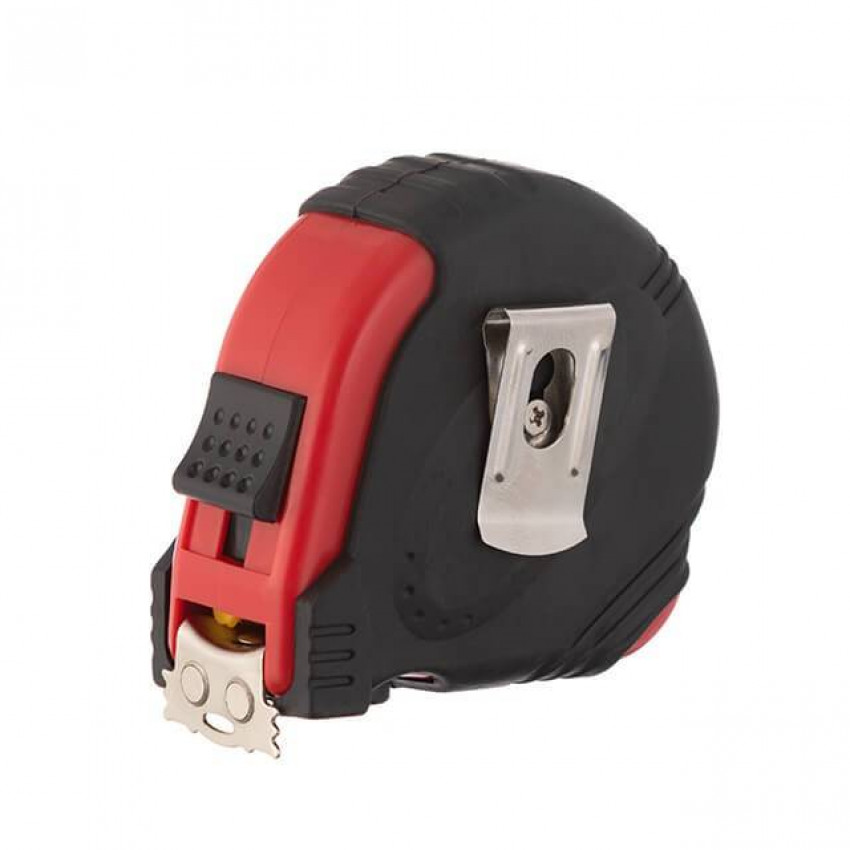 Рулетка з металевим полотном 5 м * 19 мм, 3 стопори полотна INTERTOOL MT-0105-MT-0105