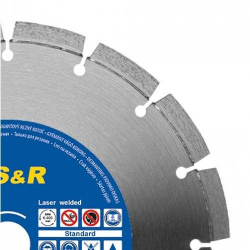 Диск відрізний сегментний S & R по асфальту Standart 350-242465350